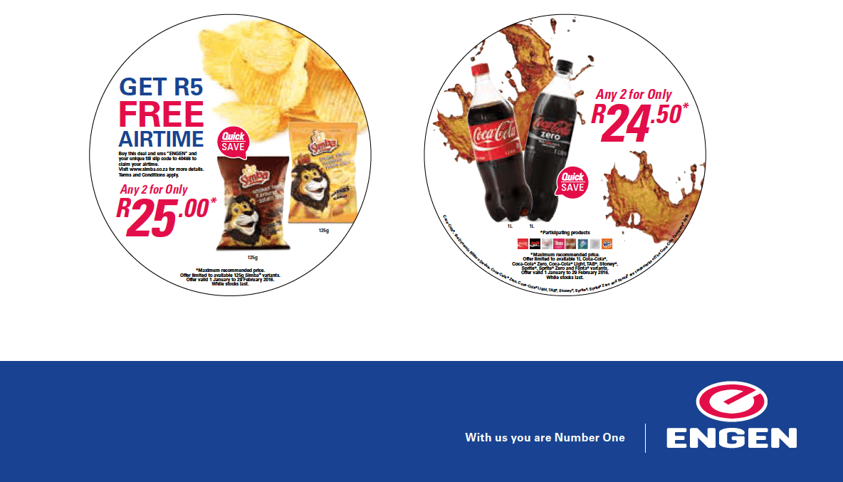 February Specials for Engen Alton Convenience Center