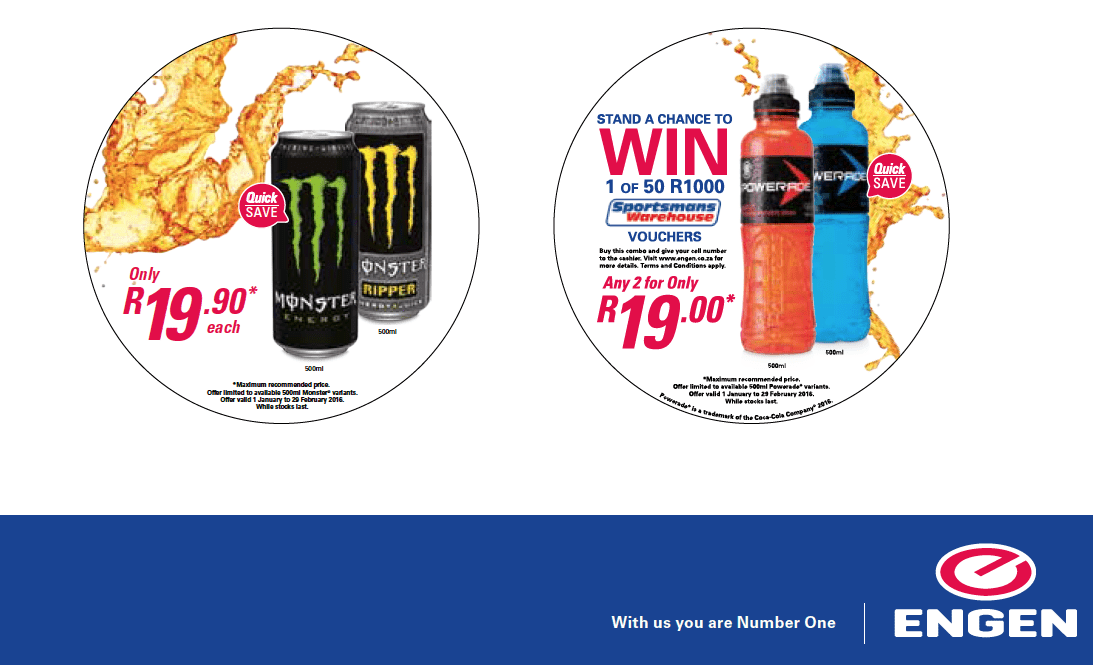 February Specials for Engen Alton Convenience Center